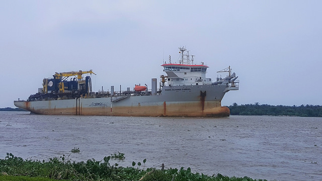 Draga terminó trabajo en el canal y removió 343.000 m3 de sedimentos Draga terminó trabajo en el canal y removió 343.000 m3 de sedimentos