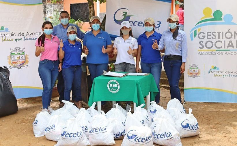 Gecelca entrega ayudas en Ayapel por desbordamiento del del río Cauca Gecelca entrega ayudas en Ayapel por desbordamiento del del río Cauca