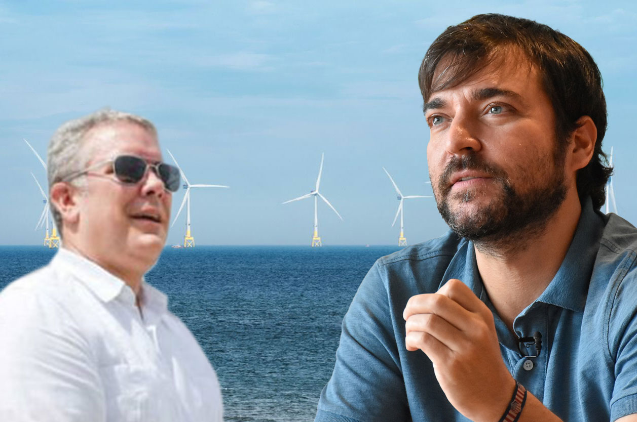 Barranquilla arranca por la ruta de la energía eólica costa afuera Presidente Ivan Duque y el alcalde Barranquilla Jaime Pumarejo en temas de energía eólica