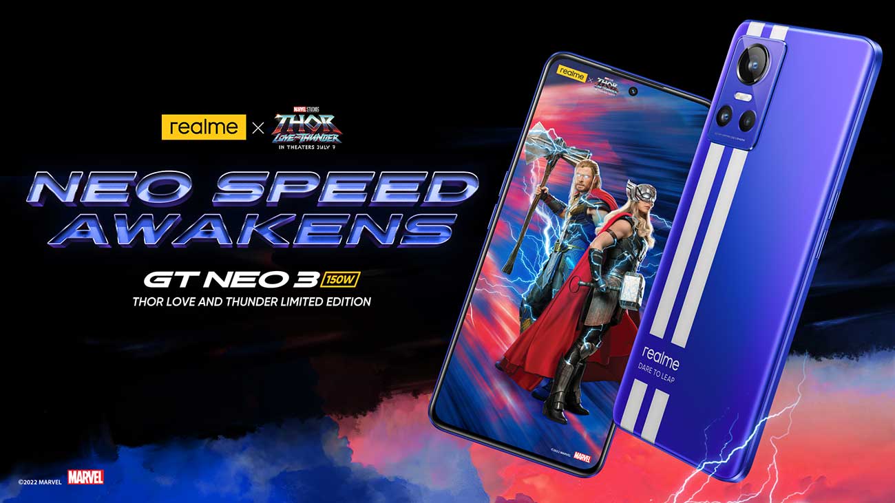 Aparece en el mercado el teléfono inteligente de ‘Thor: amor y trueno’ teléfono inteligente del fabricante realme en honor a la película Thor, amor y trueno
