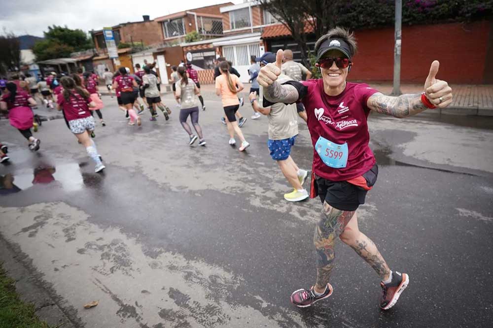 Agua Cielo recolectó más de 900 kilos de plástico en Carrera de la Mujer Carrera de la Mujer en Bogotá