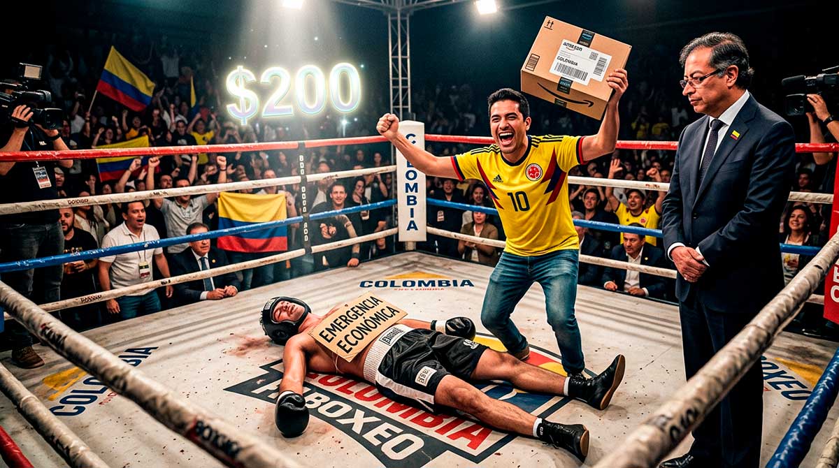 K.O. a la Emergencia Económica de Petro: puede seguir comprando en Amazon sin impuestos hasta 200 dólares Petro decep0cionado por la caída de la emergencia económica