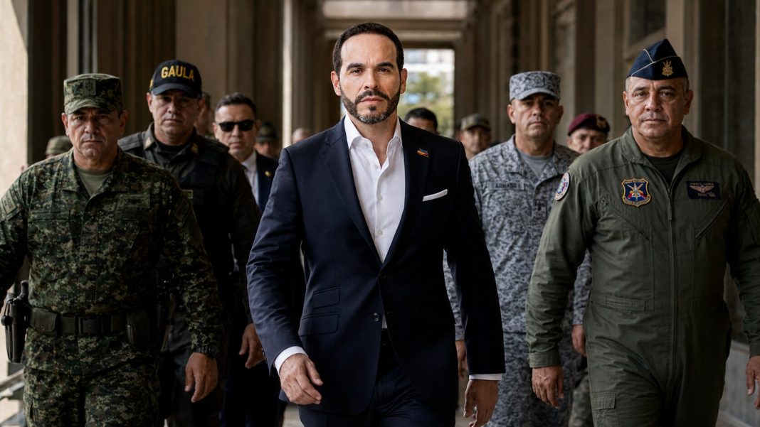 Arrancó la era de Abelardo en Colombia: cárceles, seguridad y gabinete Abelardo De la Espriella junto a integrantes de la fuerza pública