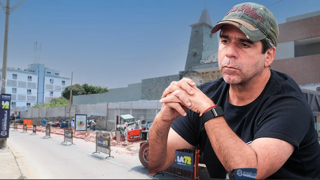 ¿Para cuándo las obras de la calle 72 de Barranquilla?: $12.601 millones más y dos prórrogas El alcalde Alejandro Char observa las obras de la calle 72 en Barranquilla