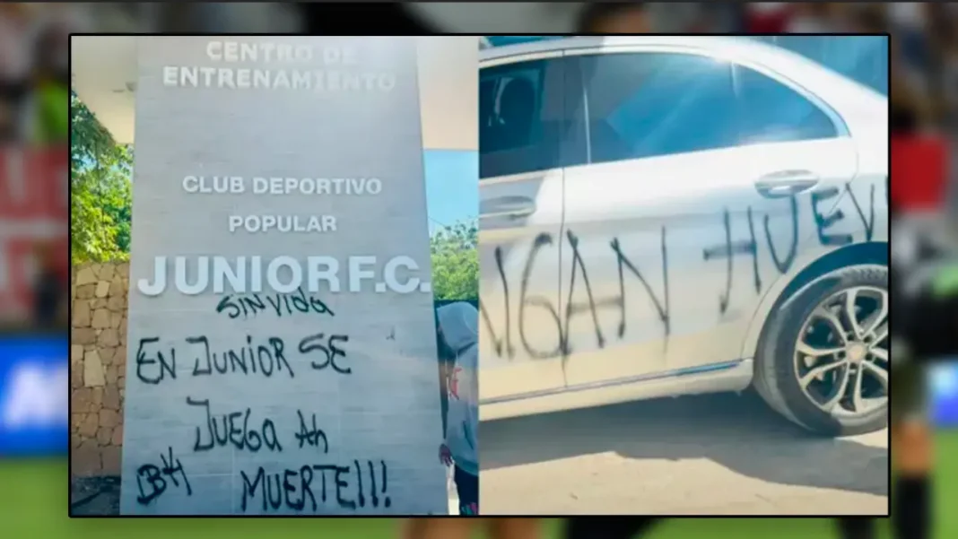 Cuando el resultado deja de ser fútbol: vandalismo contra jugadores de Junior cruza una línea Cuando el resultado deja de ser fútbol: vandalismo contra jugadores de Junior cruza una línea